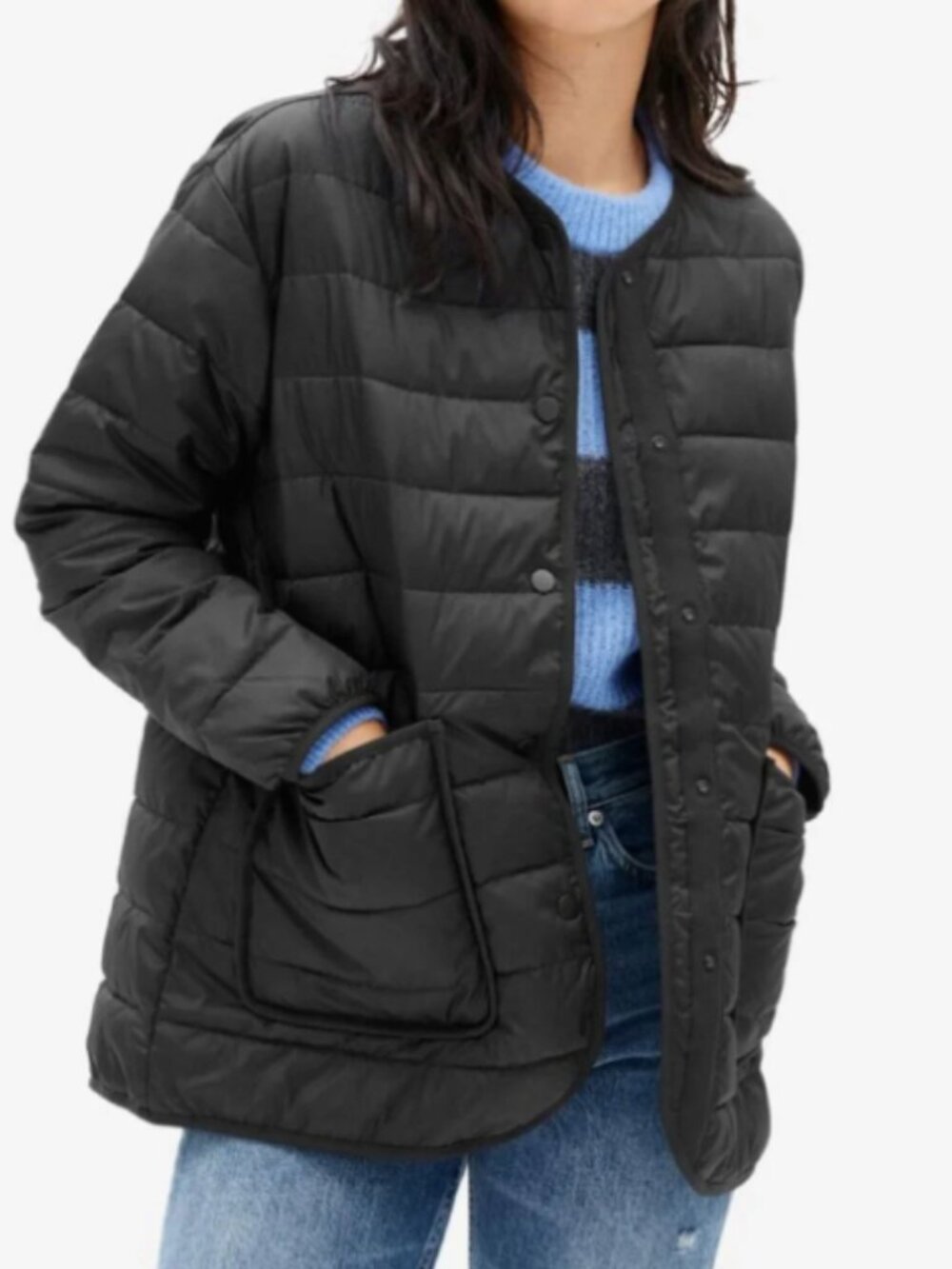 Everlane ReNew Channeled Liner Black xs